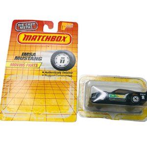 Vintage Matchbox 1983 IMSA Mustang #MB 11 Separated Card New